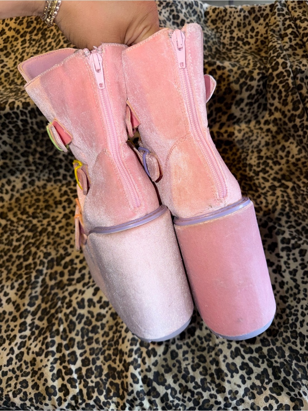CARE BEARS PINK DUNE LO PLATFORM BOOTS -Y.R.U. - Picture 6 of 10